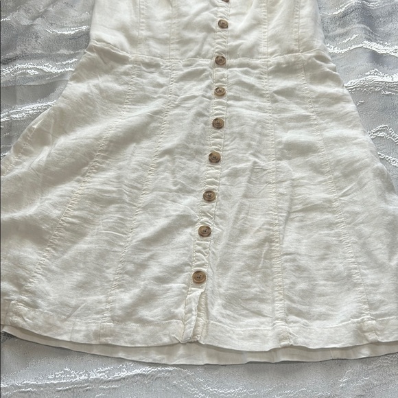 Kimchi Blue Cream Button-Front Mini Dress - Picture 14 of 14